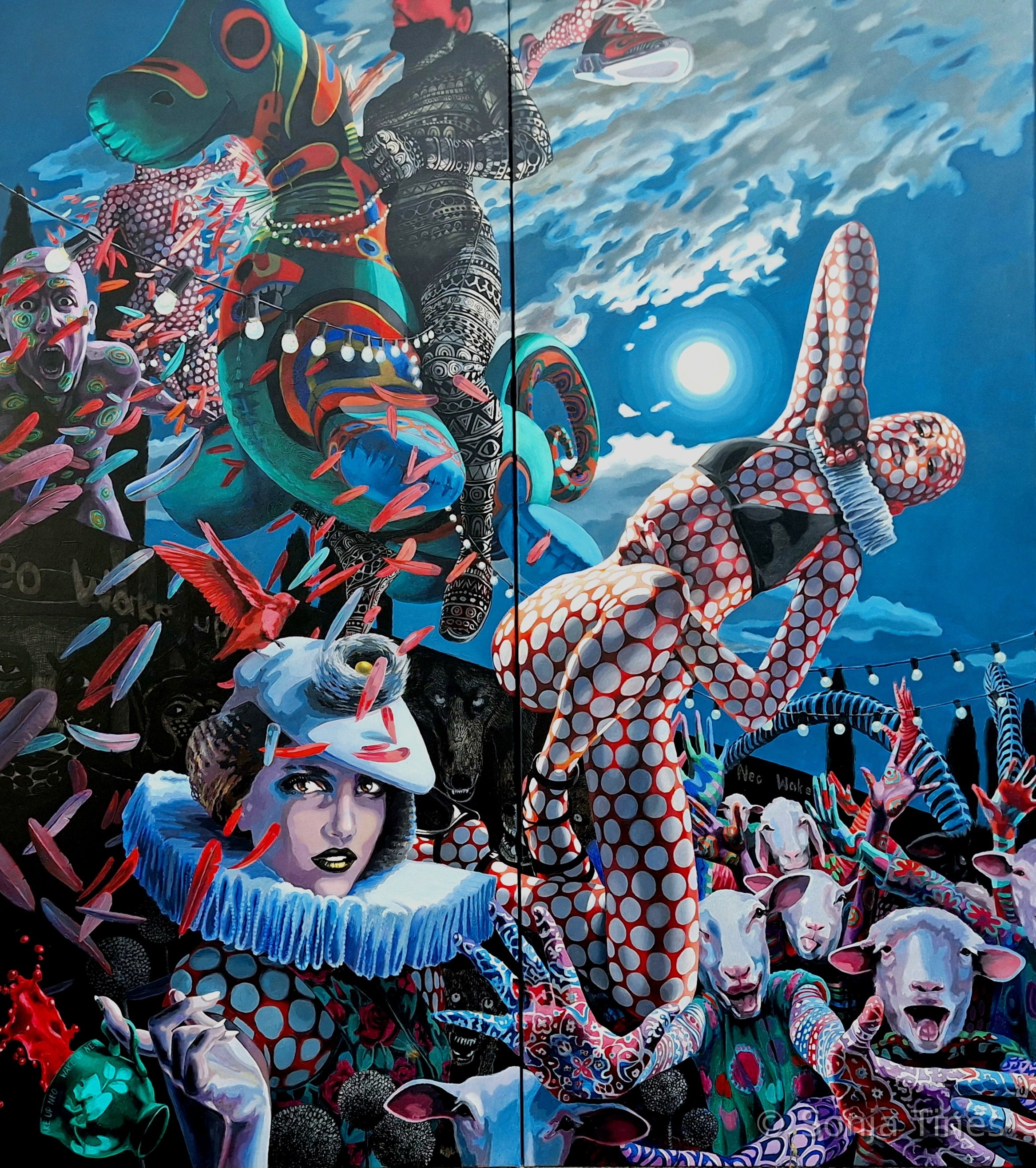 The time is now 2, Gemälde von Sonja Tines