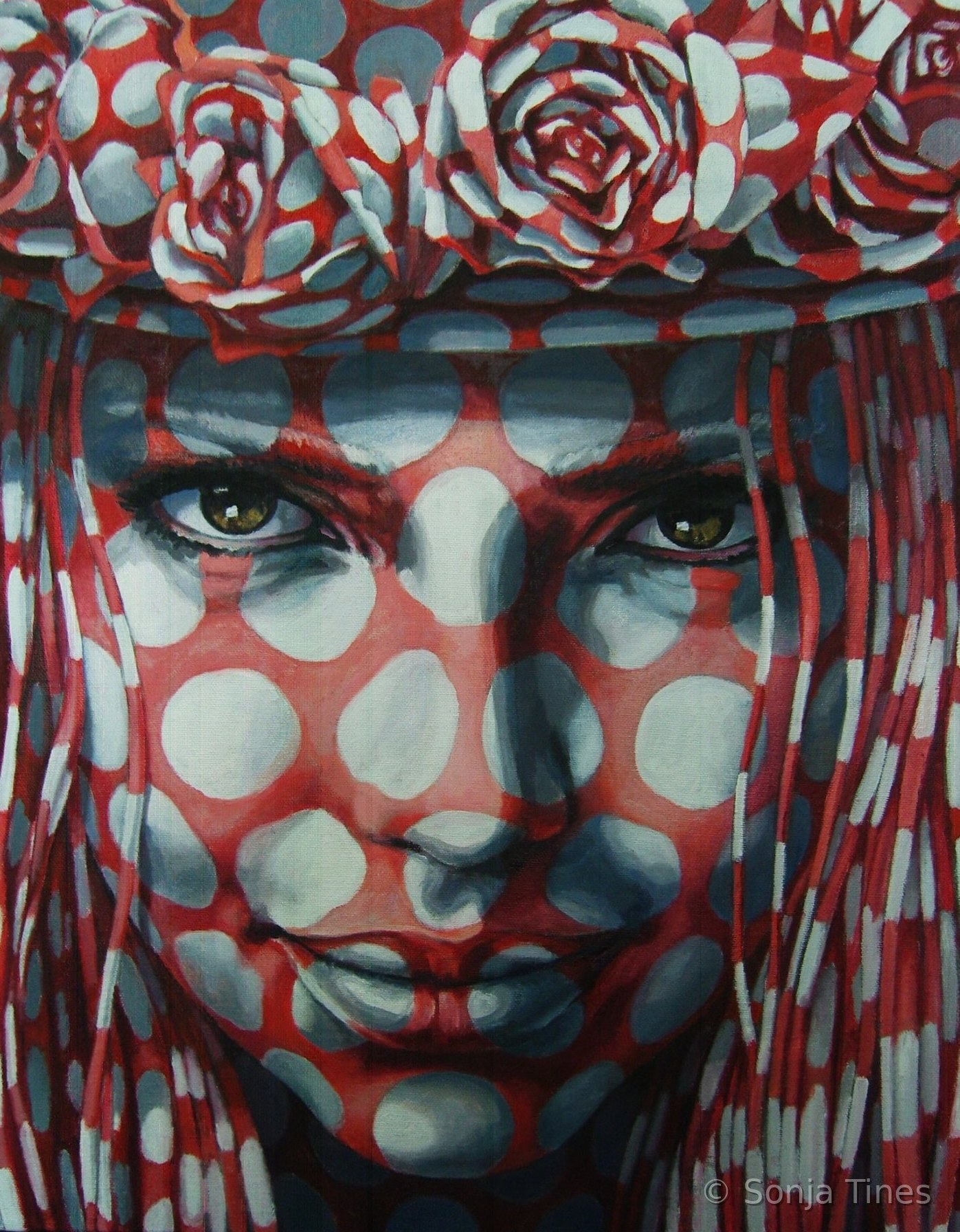 Youniverse me 4, Gemälde von Sonja Tines